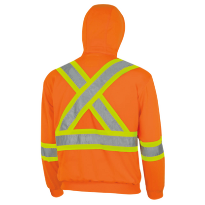 Pioneer Hi-Vis Micro Fleece Safety Hoodie