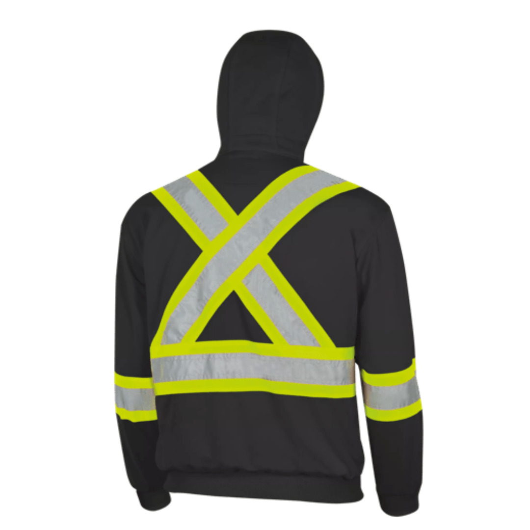 Pioneer Hi-Vis Micro Fleece Safety Hoodie
