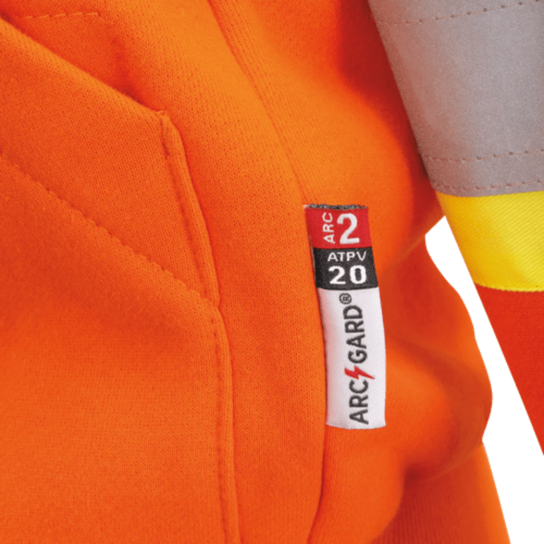 Womens FR Hi-Vis Heavyweight Cotton Safety Hoodie