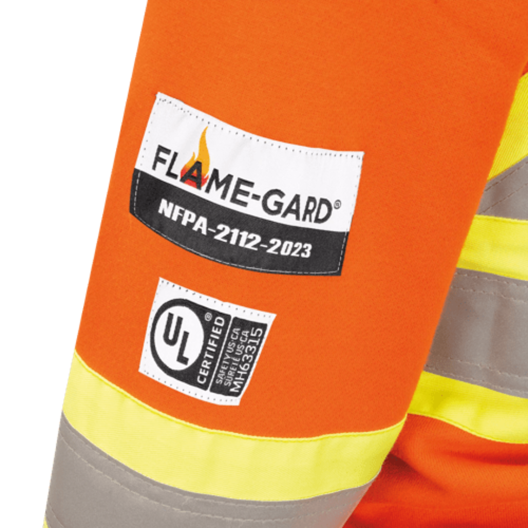 Womens FR Hi-Vis Heavyweight Cotton Safety Hoodie