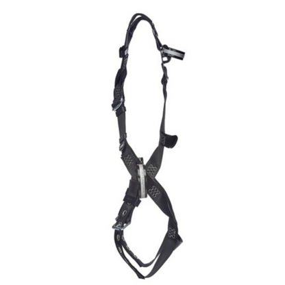 V-Form Arc Flash Harness, Back D-Ring, Tongue Buckle Leg Straps