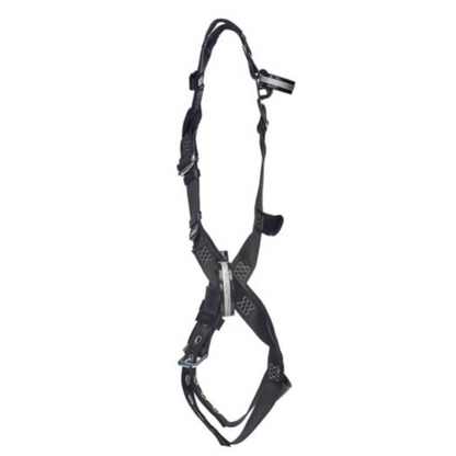 V-Form Arc Flash Harness, Back & Hip Web Loop, Tongue Buckle Leg Straps