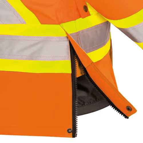 Women's Hi-Vis 7-in-1 Waterproof Jacket w/Hood