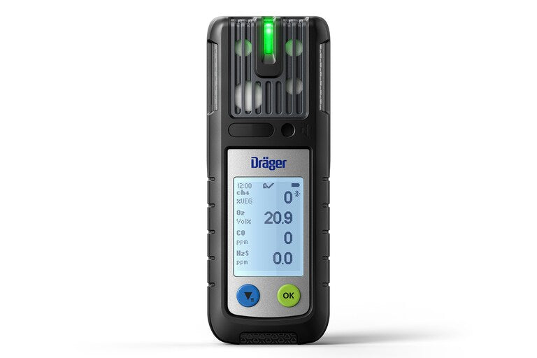 Dräger X-AM 2800 Multigas Detector with H2S, CO, O2, LEL Gas Monitor