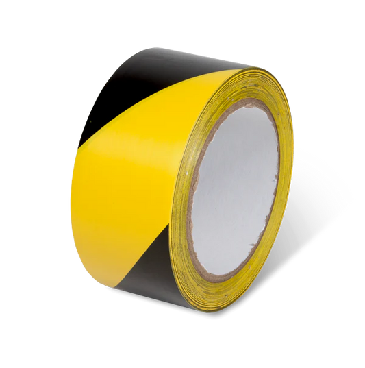 Conformable Adhesive Hazard Stripe Marking Tape (108 ft)