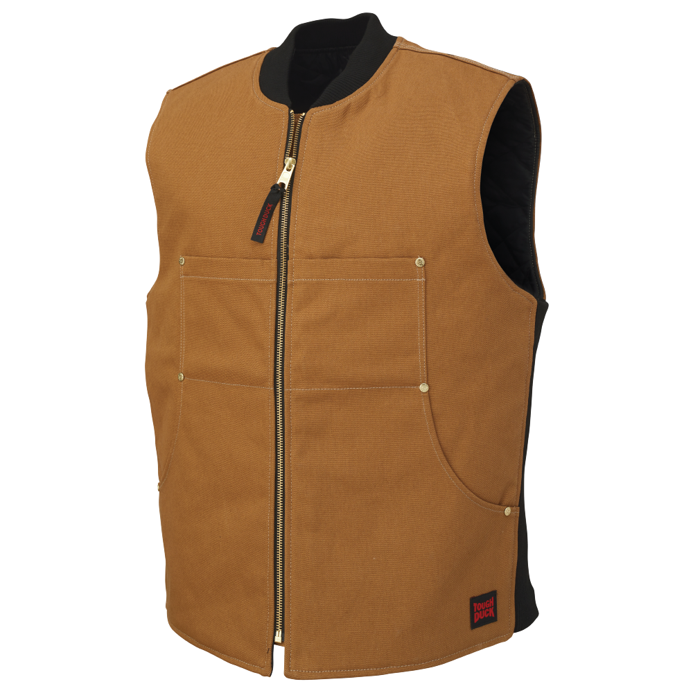 Tough Duck WV04 Moto Vest – Dark Brown - Supplynow.ca