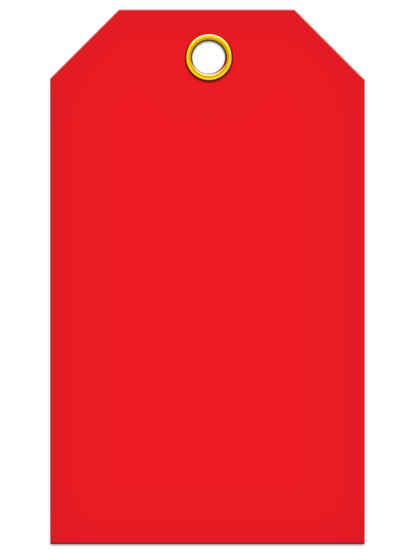 "Danger Do Not Use This Scaffold"- Scaffold Status Tag Pack of 25