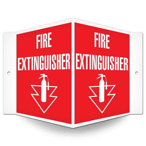FIRE EXTINGUISHER Projected Sign