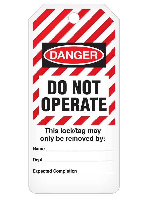 Lockout Tags in Various Pack Sizes