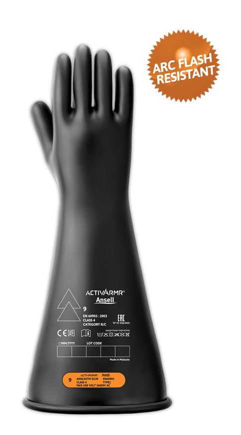 Activarmr Arc Flash High Voltage Gloves - Class 4