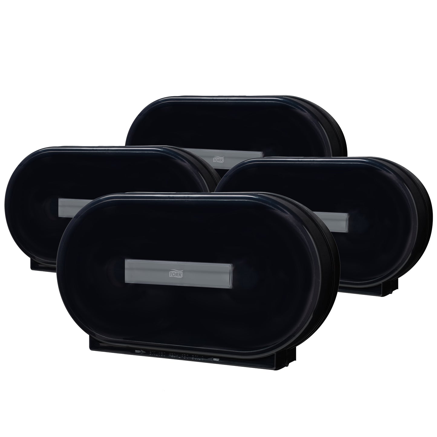 Tork Twin Jumbo Toilet Paper Roll Dispenser Black T1