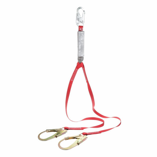 Protecta Pro Twin Leg Lanyard with Large Hooks 6ft