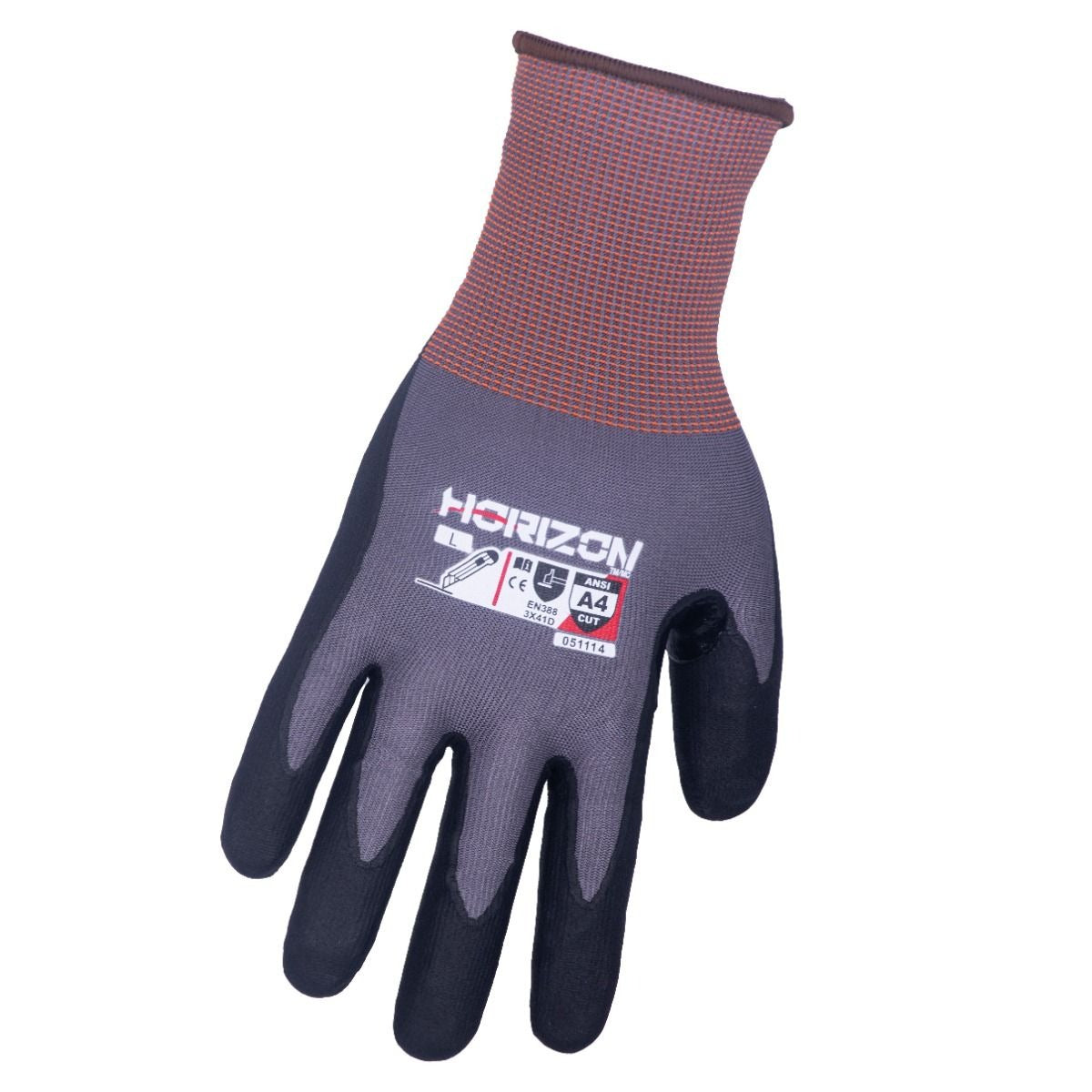 HORIZON ANSI A4 Foam Nitrile Cut Resistant Gloves