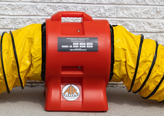 12" Easy-Stack  In-Line Axial Fan For Non-Hazardous Locations