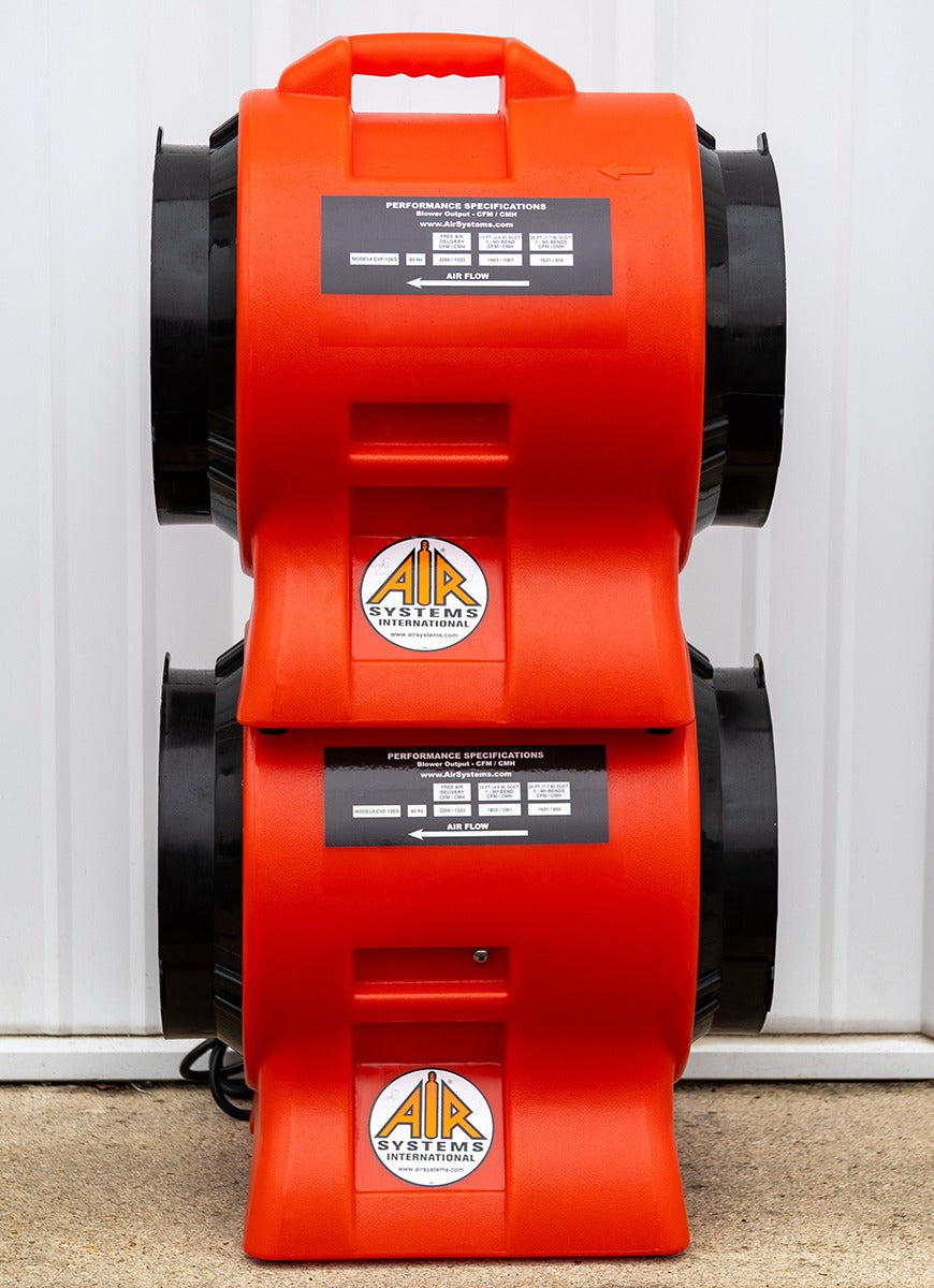 12" Easy-Stack  In-Line Axial Fan For Non-Hazardous Locations