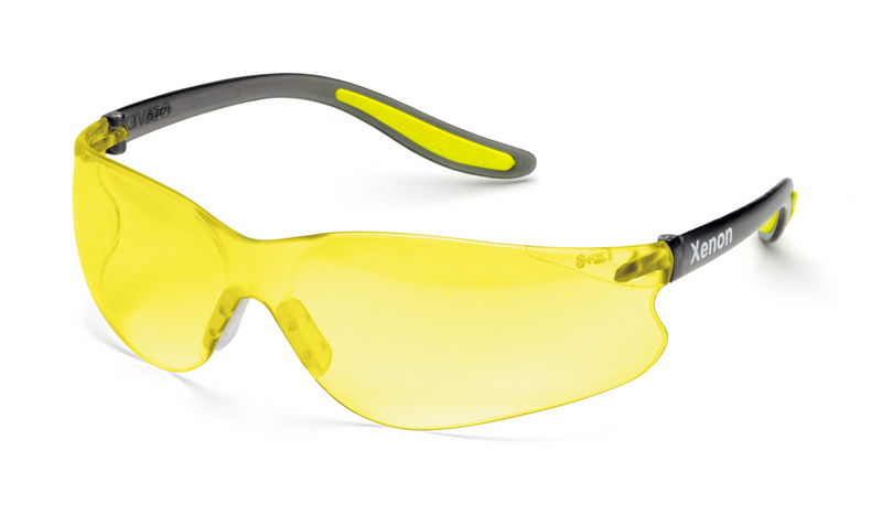 Xenon Amber Anti-Fog Lens Safety Glasses