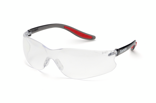 Xenon Clear Anti-Fog Lens Safety Glasses