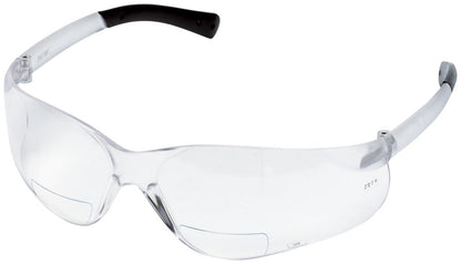 BearKat BK1 Series Bifocal Readers Safety Glasses 1.0 Diopter, Clear Lens 12 Pack