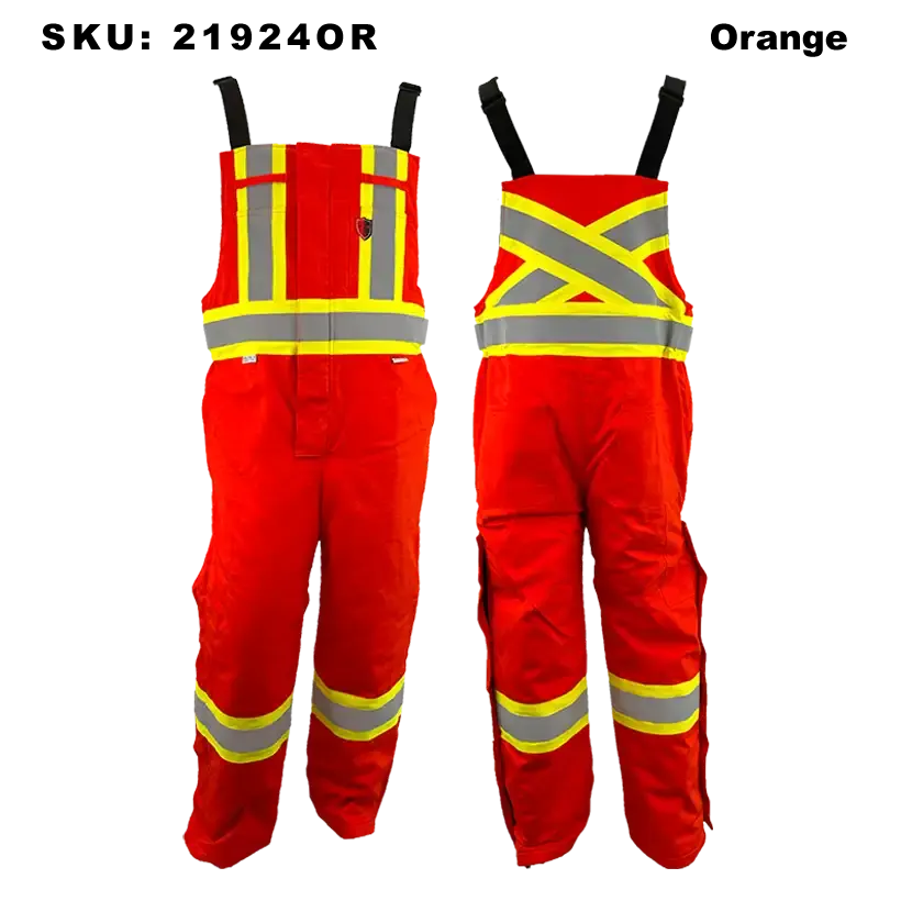 FR Winter Bib Overalls with 4" Stripe Cat 4
