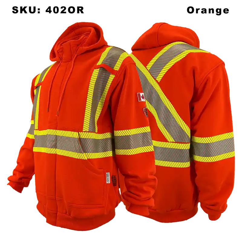 FR Full ZIP Long Sleeve Hoodie, CAT 2
