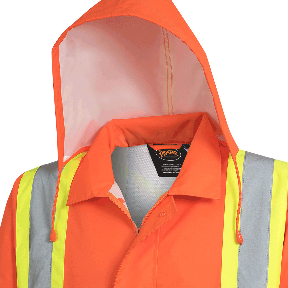 Waterproof Safety Jackets - "The Rock" - PU Coated 300D Oxford Polyester