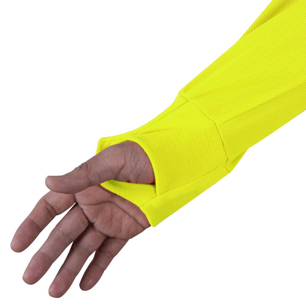 Women's High Vis Long Sleeve T-shirt, Yellow