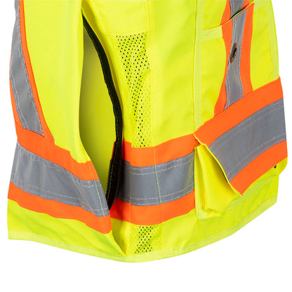 Pioneer Hi-Vis Surveyors Vest, Yellow