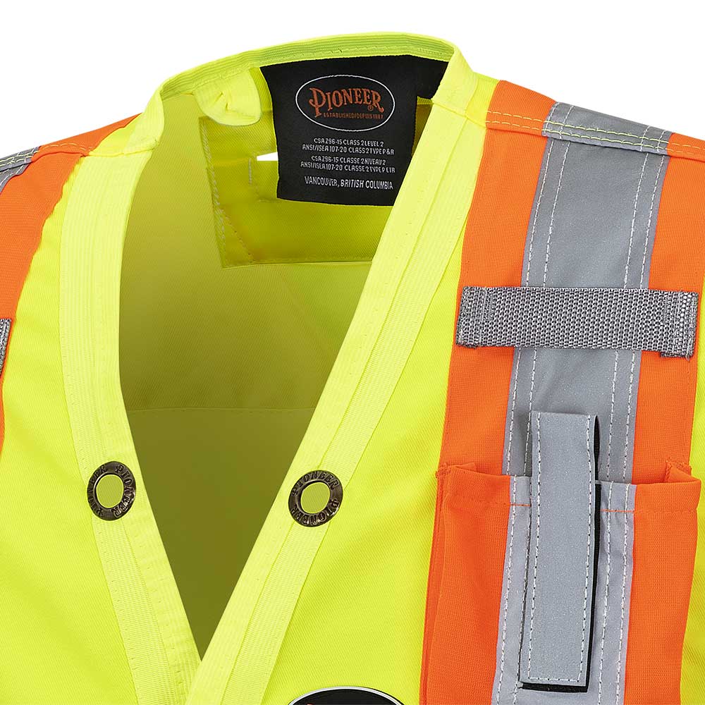 Pioneer Hi-Vis Surveyors Vest, Yellow
