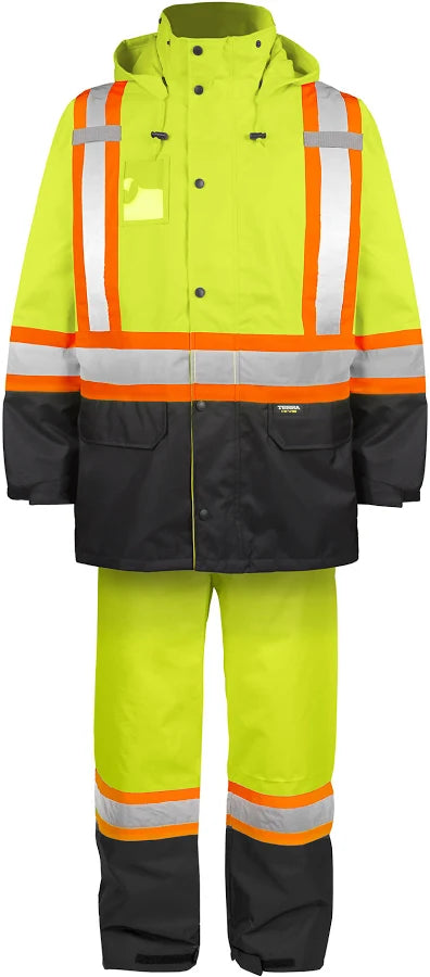 TERRA Hi-Vis 150-Deniers Rain Suit