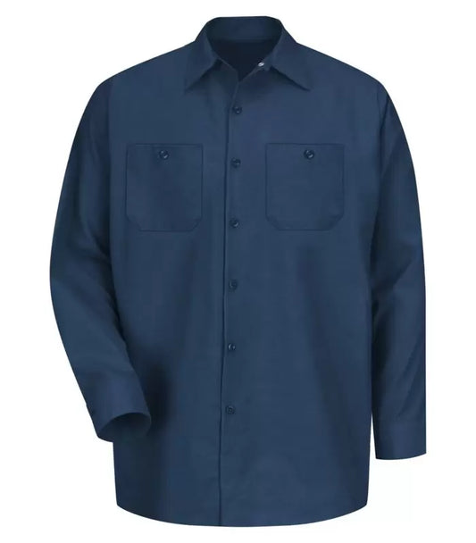 Red Kap Industrial Long Sleeve Work Shirt