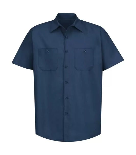 Red Kap Industrial Short Sleeve Work Shirt