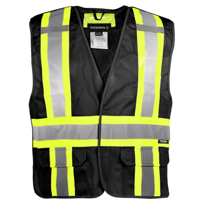 TERRA Hi-Vis 5 Point Tear Away Mesh Vest - supplynow.ca