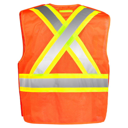 TERRA Hi-Vis 5 Point Tear Away Mesh Vest - supplynow.ca
