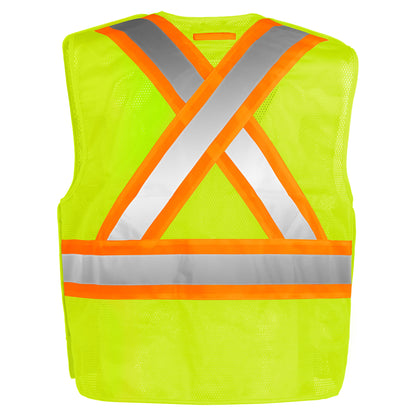 TERRA Hi-Vis 5 Point Tear Away Mesh Vest - supplynow.ca