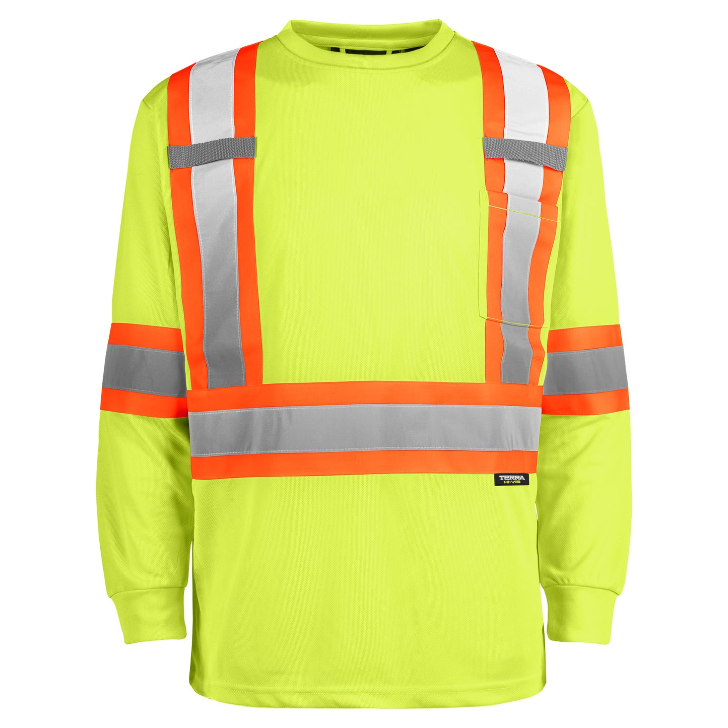 TERRA Hi-Vis Long Sleeve T-Shirt - supplynow.ca