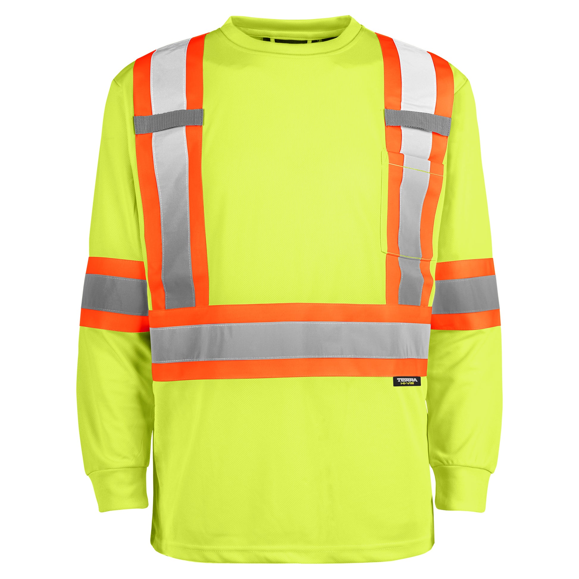 TERRA Hi-Vis Long Sleeve T-Shirt - supplynow.ca
