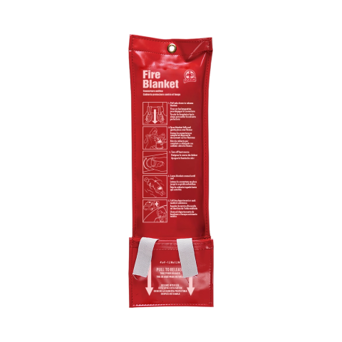 Fire Blanket PVC Pouch w/ Quick Release Flap