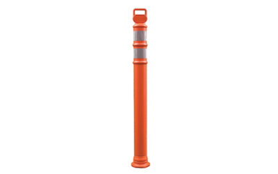 Reflective Orange Delineator Post Style Traffic Cone 42" with Easy Grab Handle