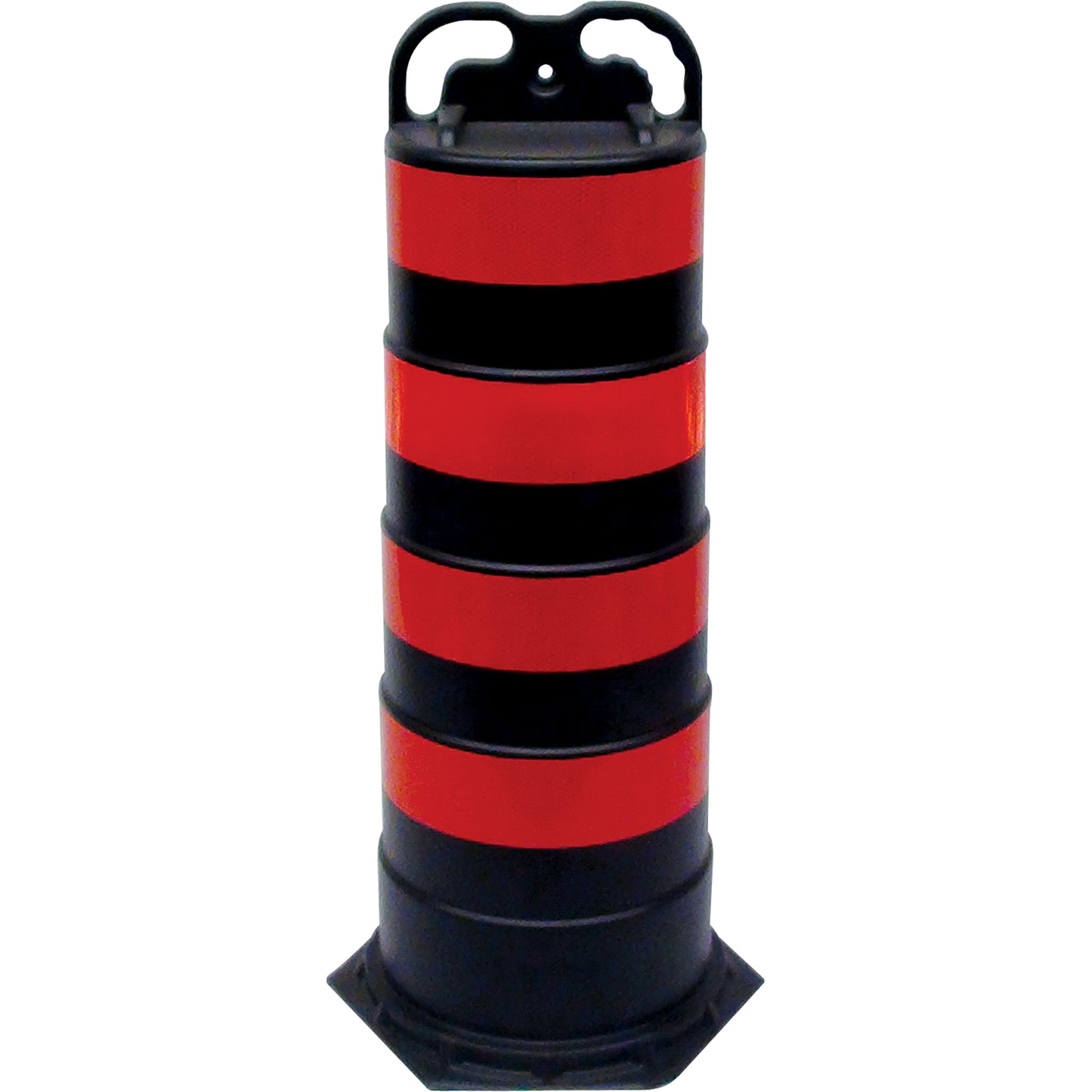 Black Traffic Drum with High Density 4 Inch HIP Sheeting MTO-TC-54 - Drum Only