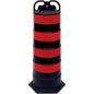 Black Traffic Drum with High Density 4 Inch HIP Sheeting MTO-TC-54 - Drum Only