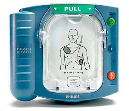 Philips HeartStart HS1 AED: The Trusted and User-Friendly Automated External Defibrillator for Sudden Cardiac Arrest -with Ready-Pack configuration, Standard Carrying Case