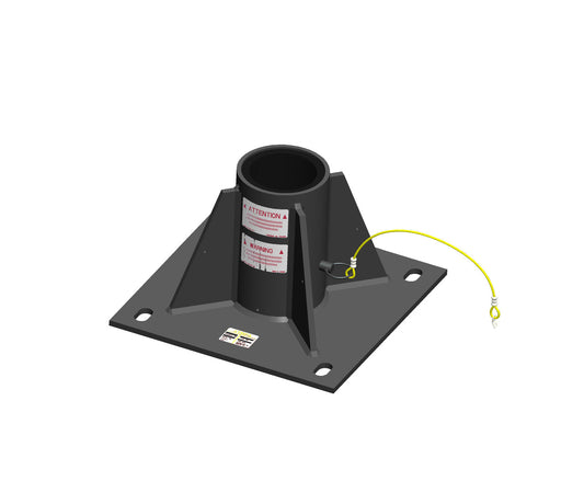 MSA XTIRPA, 4" Center Mount Floor Adapter Base