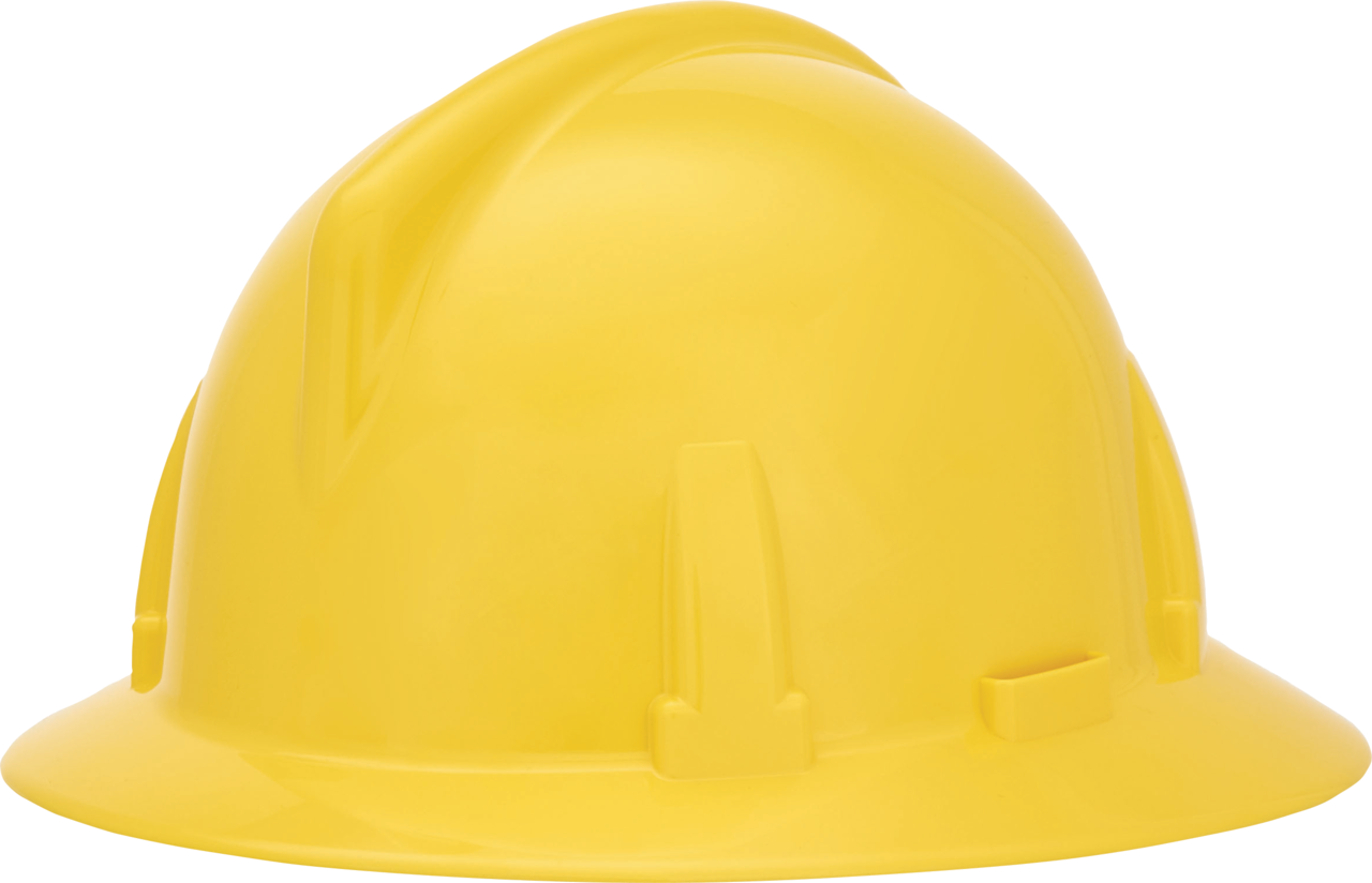 Topgard Protective Hard Hat, Full Brim Style