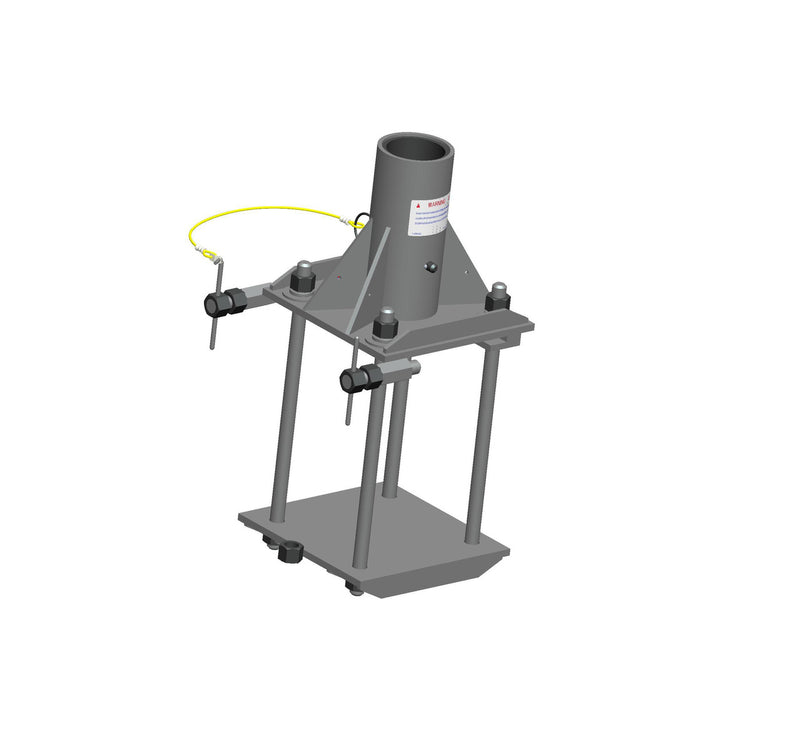 MSA XTIRPA, 3" H-Beam Adapter Base