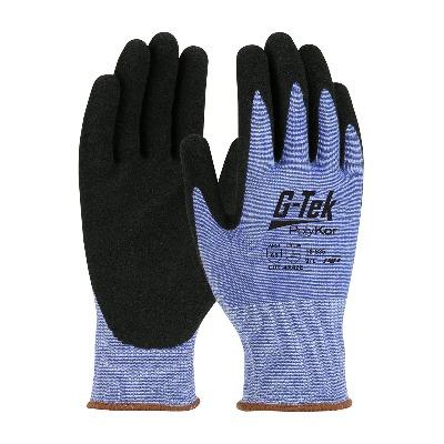 G-Tek Polykor Blended Glove With Nitrile Dip, Cut Level A5-GP16635S