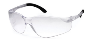 Clear Rimless Economy Safety Glasses, Anti-Fog Lens, CSA, 90806