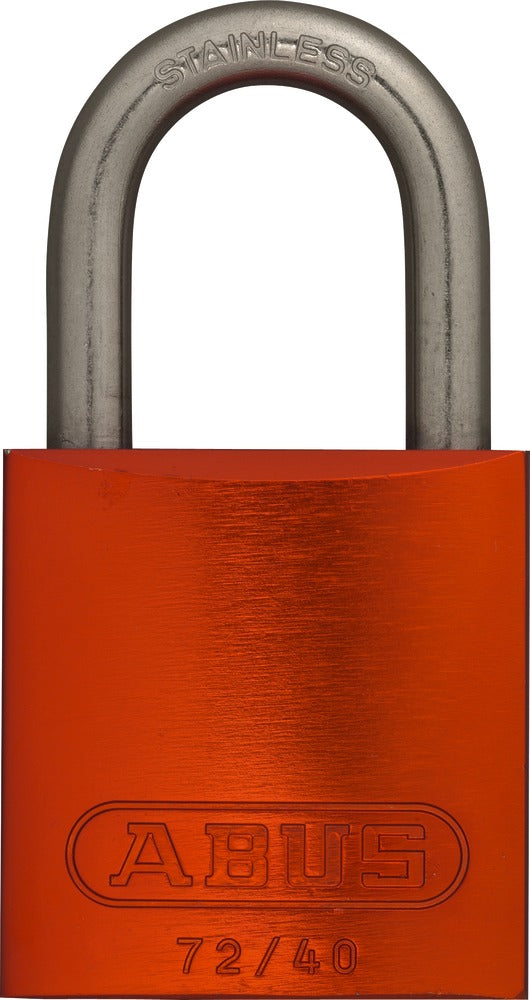 Lockout Safety Padlock Aluminium-25mm-orange