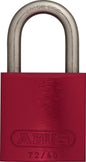Lockout Safety Padlock Aluminium-25mm-red