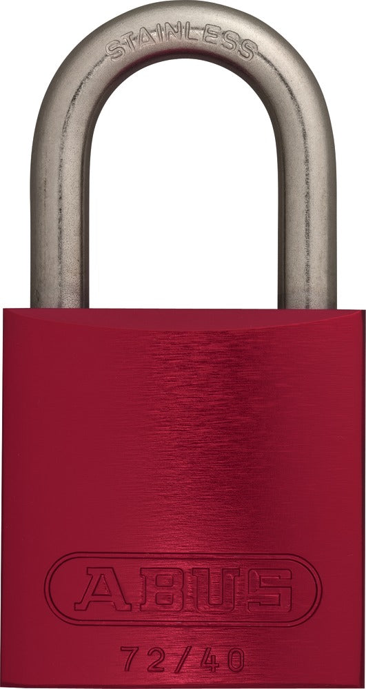 Lockout Safety Padlock Aluminium-25mm-red