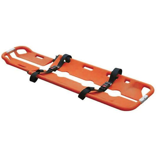 Dynamic, Stretcher Scoop, Plastic Covered, 2 Straps 17.5"